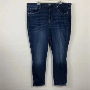 Good American Good Legs Crop Skinny Jeans Size 24